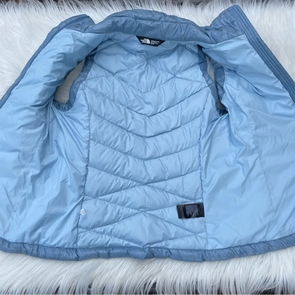 The North Face Women’s Blue 550 Down Filled Quilted Puffer Vest XS - Picture 8 of 11